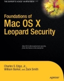 Ebook Foundations of Mac OS X leopard security: Part 1