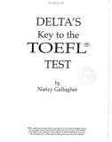 Delta's key to the toefl test part