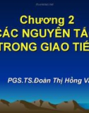 Bài giảng CÁC NGUYÊN TẮC TRONG GIAO TIẾP