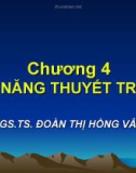 Bài giảng về KỸ NĂNG THUYẾT TRÌNH