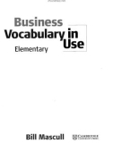 Business vocabulary in use elementary