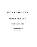 Grammar worksheets