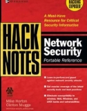 Ebook Hacknotes - Network security portable reference: Part 1