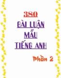 380 bài luận mẫu tiếng Anh - Phần 2