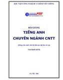 Bài giảng Tiếng Anh chuyên ngành Công nghệ thông tin - Học viện Công nghệ Bưu chính Viễn thông