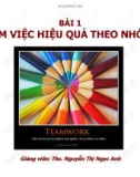 Làm việc hiệu quả theo nhóm