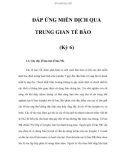 ÐÁP ỨNG MIỄN DỊCH QUA TRUNG GIAN TẾ BÀO (Kỳ 6)