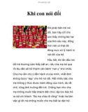 Khi con nói dối