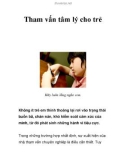 Tham vấn tâm lý cho trẻ