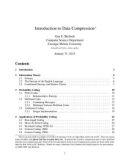 Ebook Introduction to Data Compression - Guy E. Blelloch