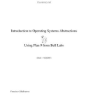 Ebook Introduction to operating systems abstractions - Using plan 9 from bell labs