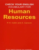 Check Your English Vocabulary for Human Resources