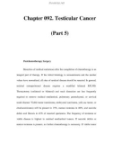 Chapter 092. Testicular Cancer (Part 5)