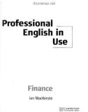 Finance in use professional english