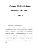 Chapter 125. Health Care– Associated Infections (Part 3)