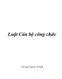 Tài liệu Luật cán bộ công chức