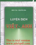 Hướng dẫn luyện dịch Việt - Anh