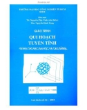 Giáo trình Quy hoạch tuyến tính