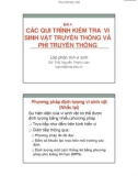 Bài giảng Các phương pháp nuôi cấy tế bào: Bài 4 - ThS. Nguyễn Thành Luân