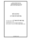 Bài giảng Lý thuyết đồ thị - ĐH Hàng Hải