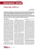 Toán học thời 4.0