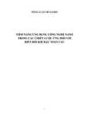 Tiềm năng ứng dụng công nghệ nano trong các chiến lược ứng phó với biến đổi khí hậu toàn cầu