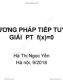 Bài giảng Phương pháp tính: Chương 4 - Hà Thị Ngọc Yến