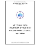 Kỷ yếu Hội thảo: Phát triển & thực hiện chương trình giáo dục đại cương