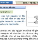 Bài giảng Cơ sở vật lý cho Tin học - Chương 5: Vật liệu điện