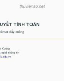 Bài giảng Lý thuyết tính toán: Bài 7 - Phạm Xuân Cường