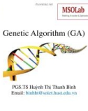 Bài giảng Tính toán tiến hóa - Bài 2: Genetic algorithm (GA)