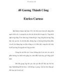 40 Gương Thành Công - Enrico Caruso