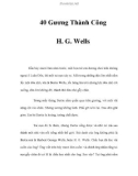 40 Gương Thành Công - H. G. Wells