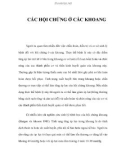 CÁC HỘI CHỨNG Ở CÁC KHOANG