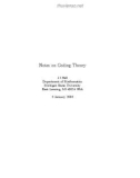 Ebook Notes on coding theory