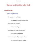 Gerund and Infinitive after Verb