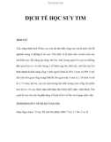 DỊCH TỄ HỌC SUY TIM