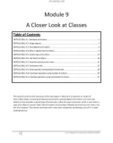 A Closer Look at Classes