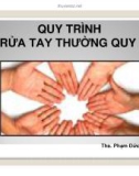 Giáo án khoa điều dưỡng - QUY TRÌNH RỬA TAY