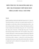 PHÂN TÍCH YẾU TỐ ẢNH HƯỞNG HIỆU QUẢ ĐIỀU TRỊ INTERFERON TRÊN BỆNH NHÂN VIÊM GAN SIÊU VI B & C MÃN TÍNH