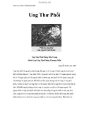 Giáo án y khoa về bệnh ung thưUng Thư PhổiUng Thư Phổi Ðứng Ðầu Trong Mười