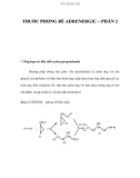 THUỐC PHONG BẾ ADRENERGIC – PHẦN 2