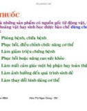 Bài giảng dược lý học part 2