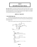 Thực tập vô tuyến đại cương - Bài 9