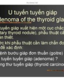 Giải phẫu bệnh - Bệnh tuyến giáp part 3