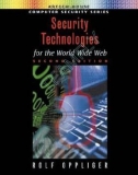 Ebook Security technologies for the world wide web (Second edition): Part 1