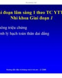 Bài giảng điều trị HIV : Điều trị ARV ở Trẻ nhiễm HIV/AIDS part 3