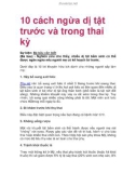 10 cách ngừa dị tật trước và trong thai kỳ