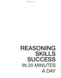 Reasoning Skills Success