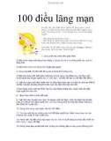 100 điều lãng mạn